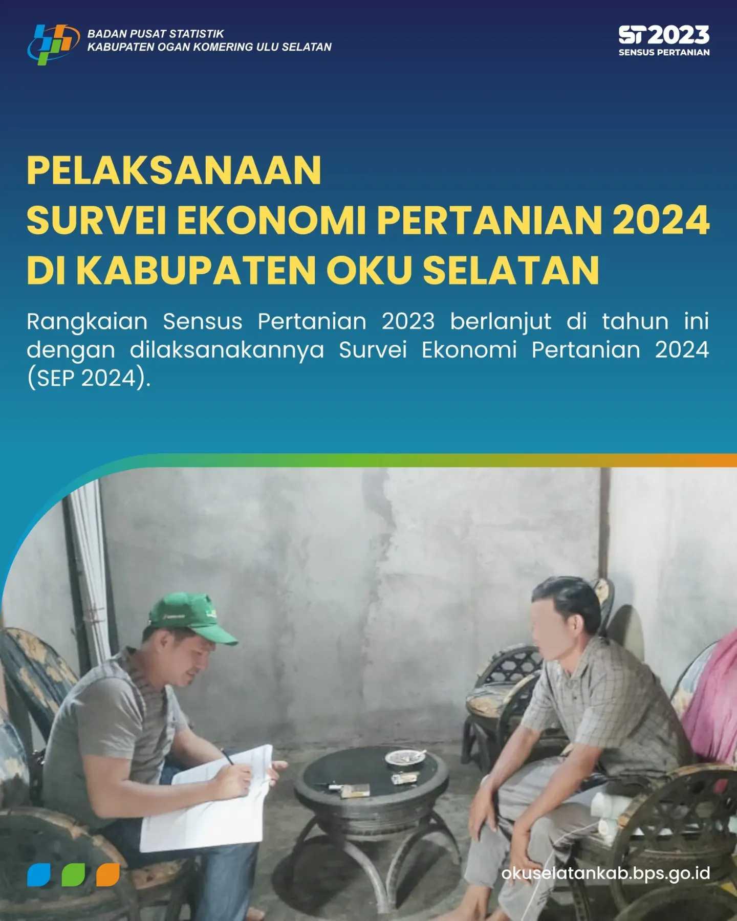 PELAKSANAAN SURVEI EKONOMI PERTANIAN 2024 DI KABUPATEN OKU SELATAN