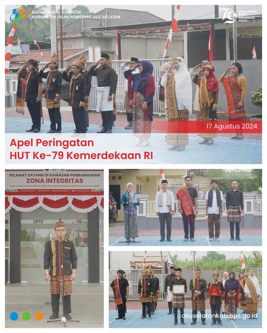 Apel Peringatan HUT Ke-79 Kemerdekaan RI