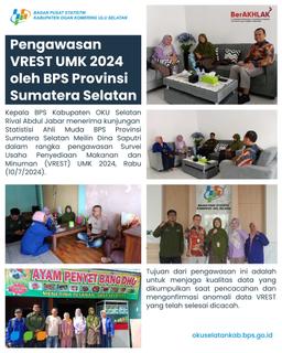 PENGAWASAN VREST UMK 2024 OLEH BPS PROVINSI SUMATERA SELATAN