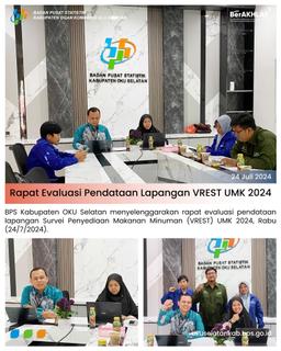 Rapat Evaluasi Pendataan Lapangan VREST UMK 2024