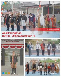 Apel Peringatan HUT Ke-79 Kemerdekaan RI