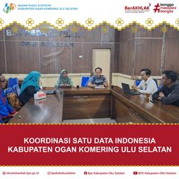 RAPAT KOORDINASI SATU DATA INDONESIA KABUPATEN OKU SELATAN