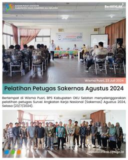 Pelatihan Petugas Sakernas Agustus 2024